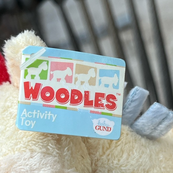 ๐๐HP๐๐ Rare Baby Gund Woodles Gazoo Giraffe Wood Pull Along Toy New Old Stock - Picture 3 of 7